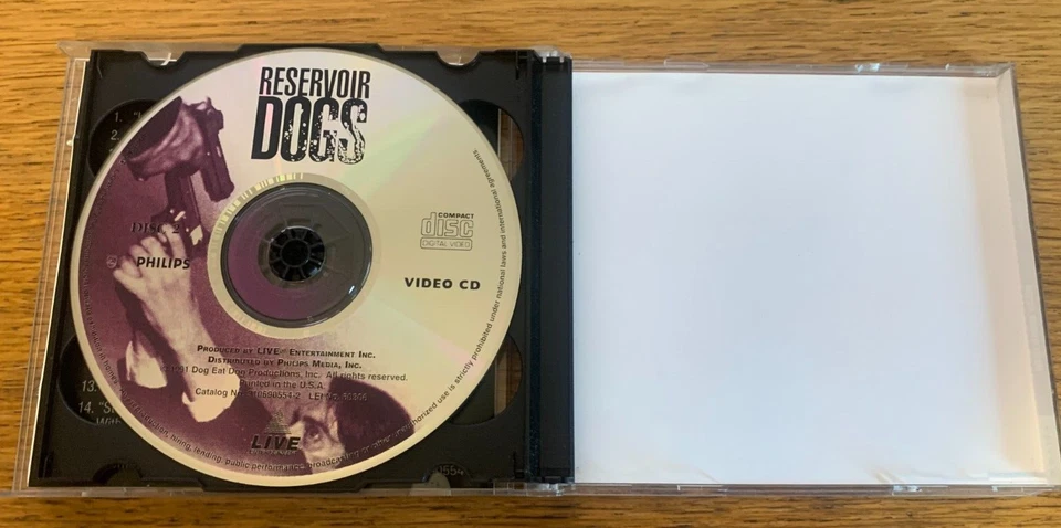 Reservoir Dogs VCD Movies VCD Video Philips CDi - Image 3 of 4