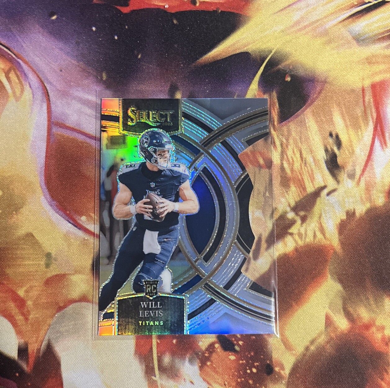 2023 Panini Select  Will Levis Rookie Silver Prizm Die-Cut #148 Tennessee