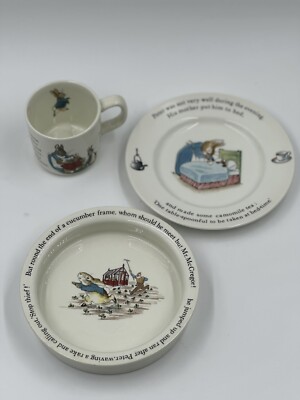 Peter Rabbit China Dinner Set Wedgwood Peter Rabbit Nursery Set Sales