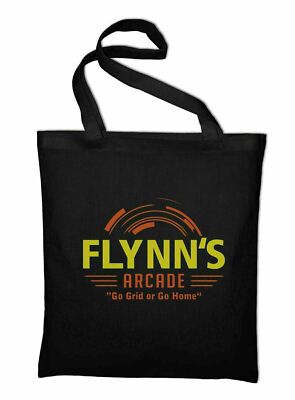 Flynn's Arcade Film Logo Jutebeutel Stoffbeutel Beutel Tron Stofftasche Tasche