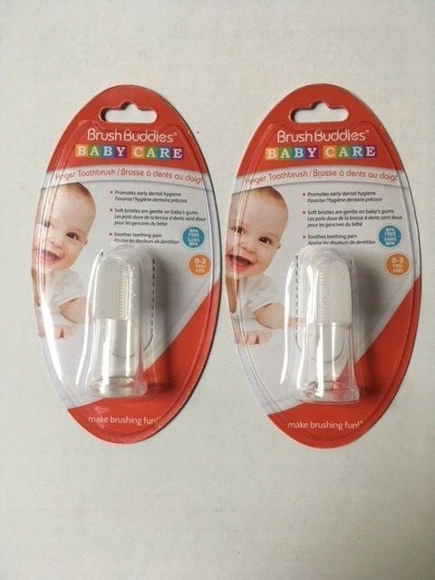 BRUSH BUDDIES FINGER TOOTHBRUSH