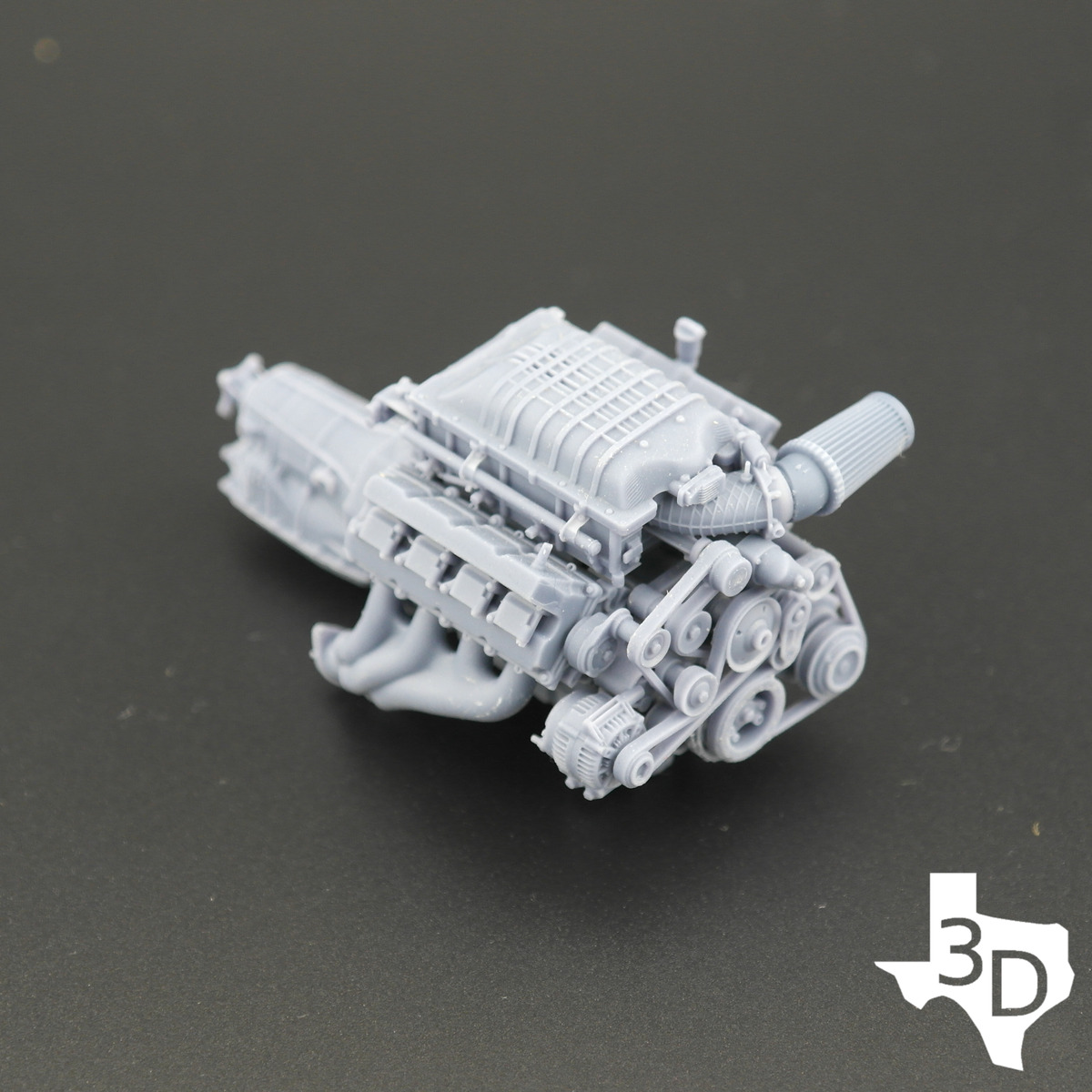 Blown 572 BBC model engine resin 3D printed 1:24-1:8 scale