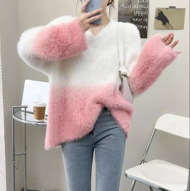 Fur sweater clearance