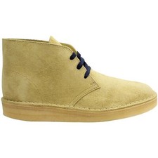 Clarks Desert Coal Lace-Up Maple Suede Leather Mens Boots 261548217_G