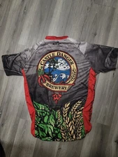 RARE Mens Pro Borah Team x Castle Danger Brew Jersey Black XL Short Sleeve Zip