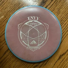 Axiom Fission Envy 168g Purple W/ Blue Rim