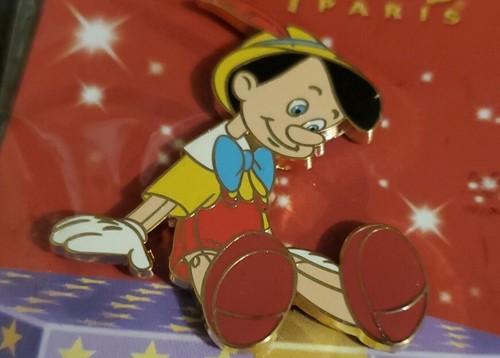 DISNEY DISNEYLAND PARIS RARE BOOSTER 4 PINS PINOCCHIO FRIENDS CHRISTMAS - Picture 6 of 6