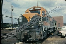 Original Slide Burlington Northern BN 5401 GE U25B Cicero ILL 6-22-73 (CO)