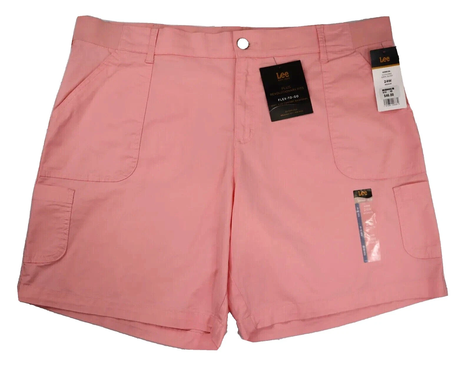 Lee Solid Regular Size Shorts for Women