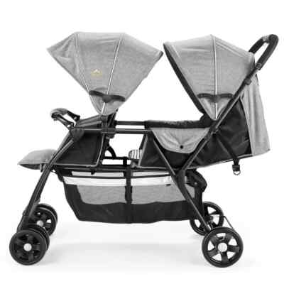 2in1 Buggy Kinderwagen Klappbar Zwillingswagen Kombikinderwagen Geschwisterwagen