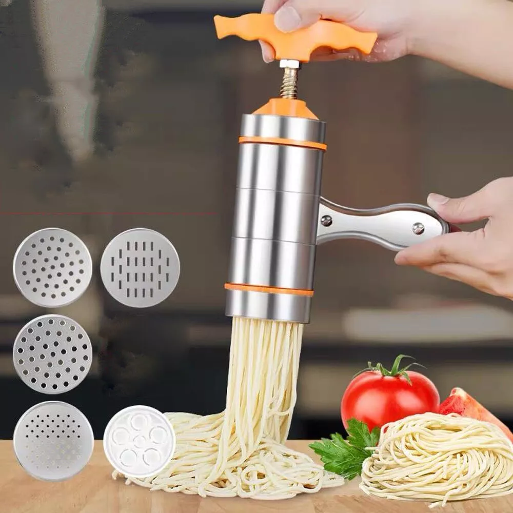 Home Stainless Steel Manual Noodle Pasta Maker Noodle Press Machine Pasta  Cutter