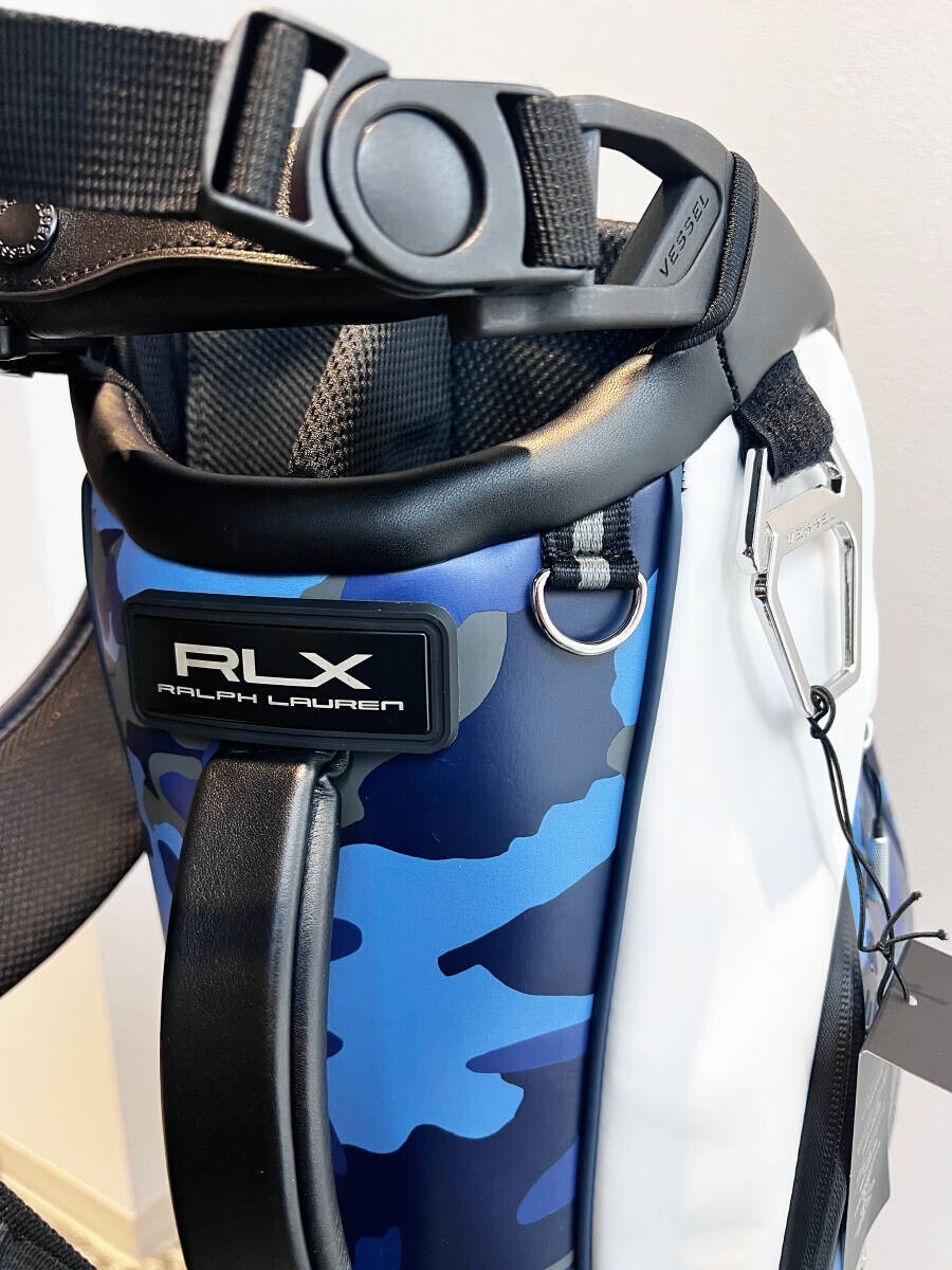 POLO Ralph Lauren Golf RLX Stand Bag VESSEL Made 2024 Blue POLO Ralph Lauren Golf RLX Stand Bag VESSEL Made 2024 Blue