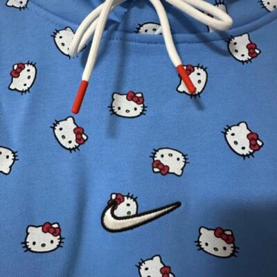☆ NIKE x Hello Kitty fleece hoodie コラボパーカー ☆ Buy Nike x Hello Kitty Fleece Hoodie 'University Blue