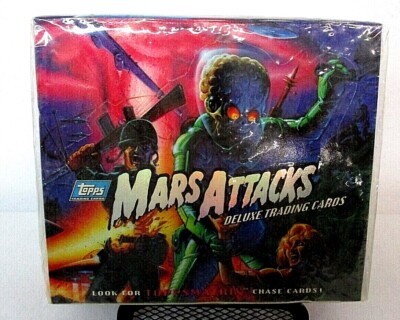 MARS ATTACK ARCHIVES TRADING CARDS BOX 36 PACKS NEW SEALED 1994 TOPPS
