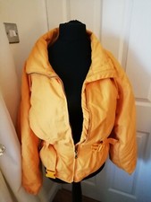 Vintage Ski Jacket Boomerang Zips Belt Mandarin Colour EU 40 UK 12  VGC