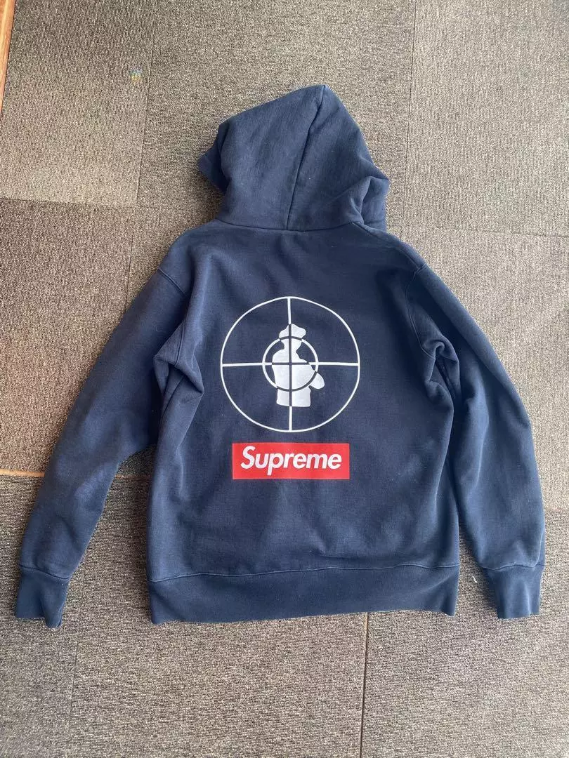 Sweat à capuche zippé intégral noir Supreme Public Enemy 2006 taille L occasion Frpm JAPON 2503SM