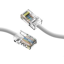 3Ft CAT6 UTP Ethernet Network Non Booted Cable White