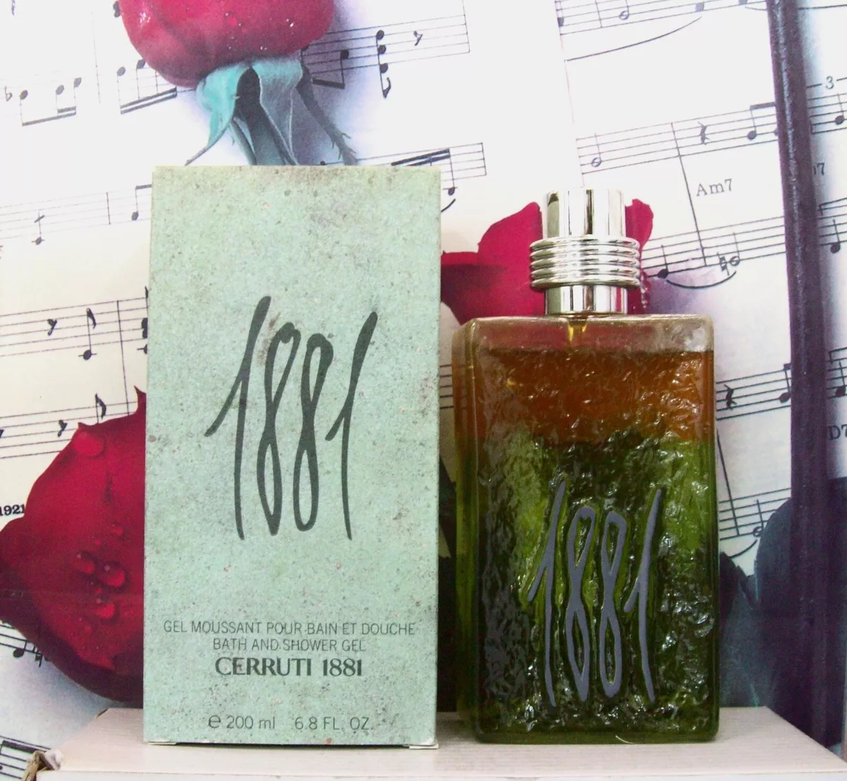 Cerruti 1881 For Men Bath And Shower Gel 6.8 FL. OZ. WB. Vintage