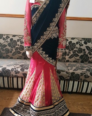 lehenga saree net