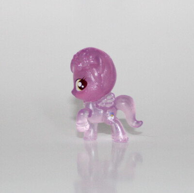 Dinosaw G5 My Little Pony 2'' translucent purple Pipp Petals blind bag figure