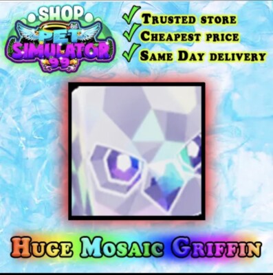   PS99 HUGE MOSAIC GRIFFIN   FAST DELIVERY+CHEAPEST ON EBAY.