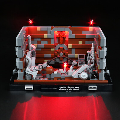 LocoLee LED Licht Kit für Lego 75339 Death Star Trash Compactor Beleuchtung Set 
