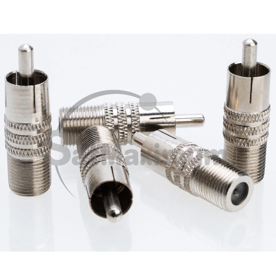 BNC Connector Male Female Coupler RCA Adapter for Coaxial Cable - LOT - Image 3 of 4