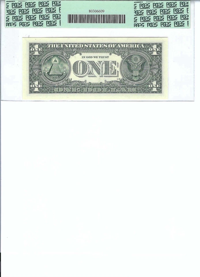 2001 $1 FRN FR1927-F* PCGS 67 PPQ, Atlanta * Note S/N F08825194*!!! - Image 2 of 2