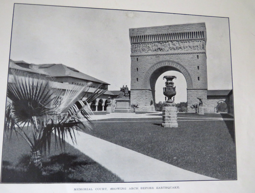 1906 LELAND STANFORD UNIVERSITY VOR & NACH DEM ERDBEBEN FRANK DAVEYS ALBUM - Bild 10 von 12
