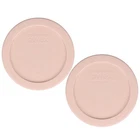 Pyrex 7200-PC 2-Cup Rosewater Pink Food Storage Replacement Lid (2-Pack)