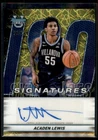 2025-26 Bowmans Best ISO YELLOW Acaden Lewis Villanova #IS-AS Auto /75
