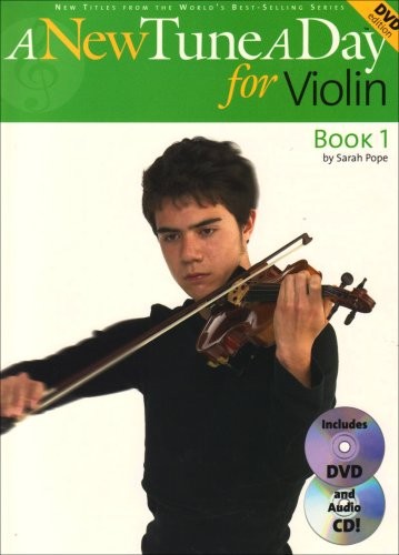 A New Tune A Day for Violin (New Tune a Day Book & CD + DVD)-Sar