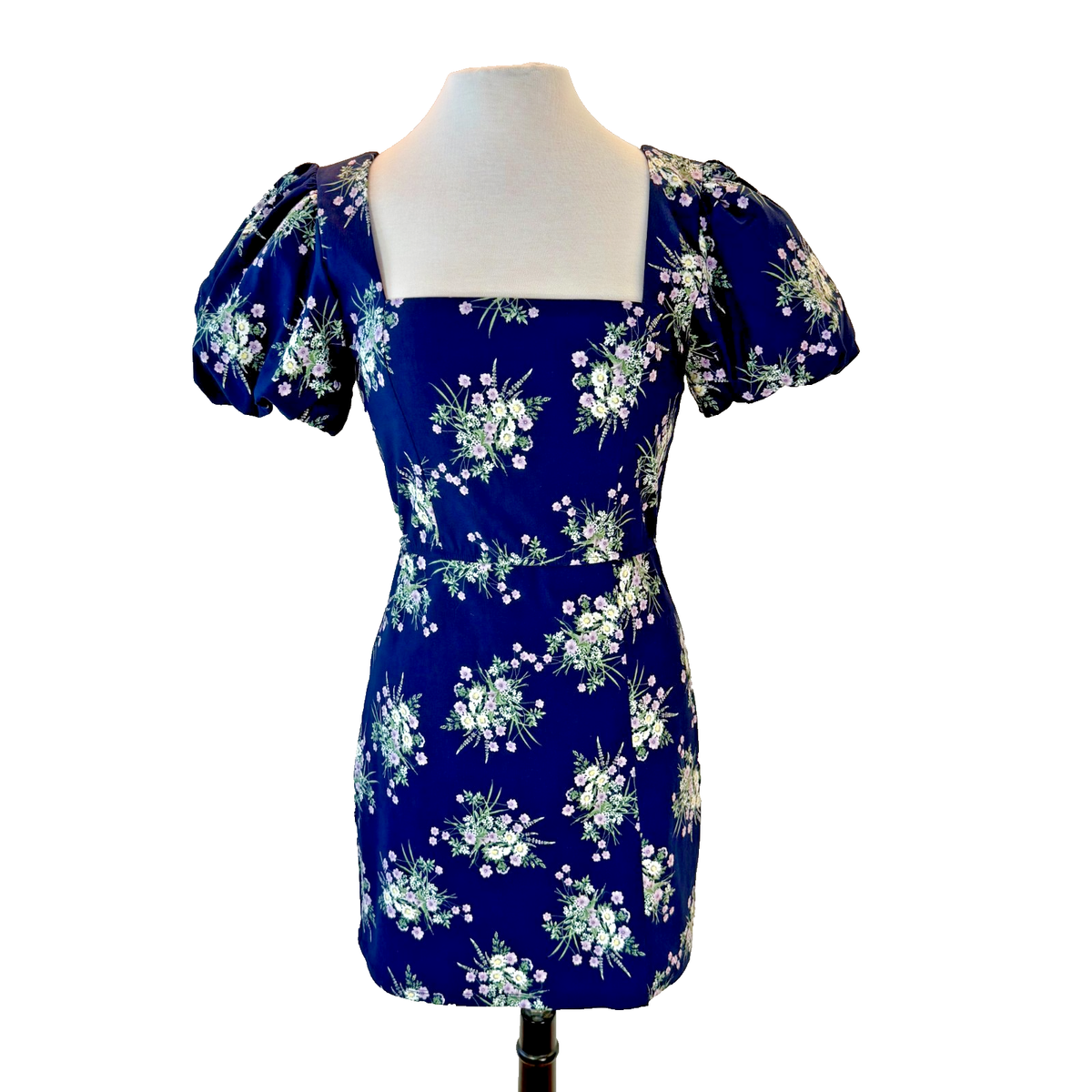 trixxi blue floral dress Trixxi Junior's Sleeveless Bow Strap Floral Dress in Blue Multi