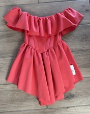Asos design Dress Homecoming Prom Formal Party Coral Pink Size 4 UK 8 EU 36