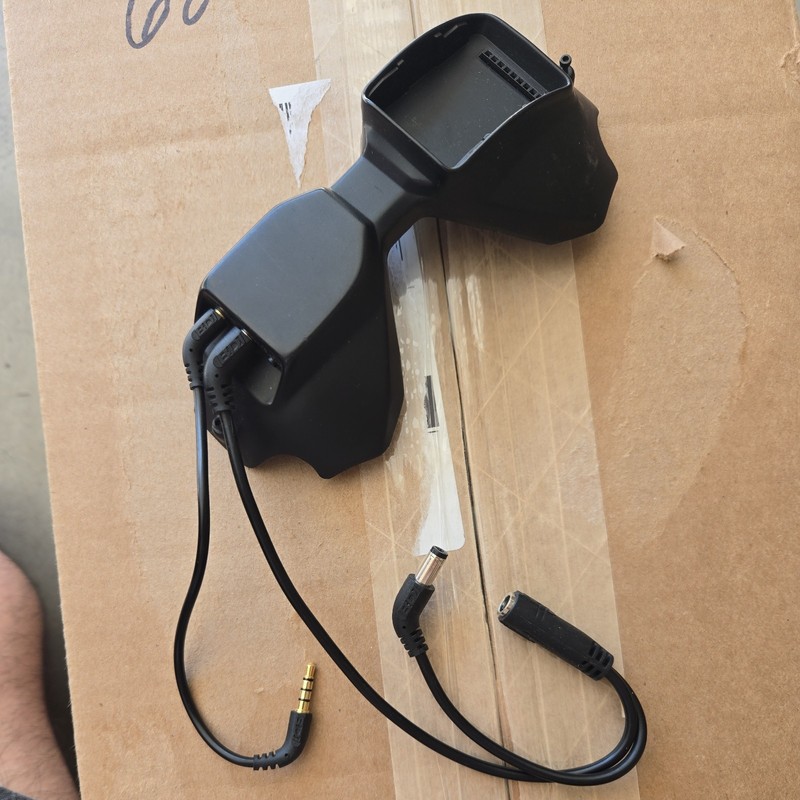 For DJI FPV Goggles analog headset adapter and mounting, rapid fire and more.