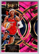 2024 Select WNBA Brittney Sykes Pink Ice #106 Washington Mystics