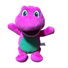 Fisher-Price Barney the Dinosaur Plush Purple Green Stuffed Animal HVF40 2024