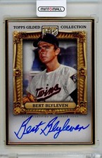 2024 Topps Gilded Collection Bert Blyleven Hall Famers Auto /99 Twins
