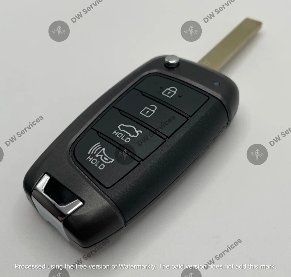 ¡NUEVO! Mando a distancia con llave abatible original Hyundai Accent NYOSYEC4TX1707 / 95430-J0700 Foto 4 de 4