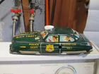 VINTAGE MARX DICK TRACY TIN LITHO BATTERY OPERATED SQUAD CAR NO. 1