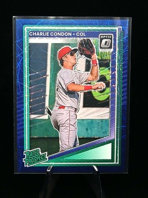 2025 Donruss Optic Charlie Condon Blue Velocity Prizm (3 Cards Read Below!)