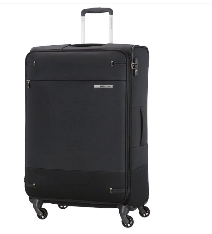 Samsonite Base Boost Spinner L 78 cm 112.5 Liter TSA-Schloss Erweiterbar Schwarz - Bild 1 von 4