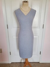 ANN TAYLOR| Women's Classic Gray Sleeveless Dress (Size 6)