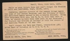 Unused! WOMAN'S RELIEF CORPS July 14, 1903 Reunion, Basil Ohio, Amos Smith Pres.