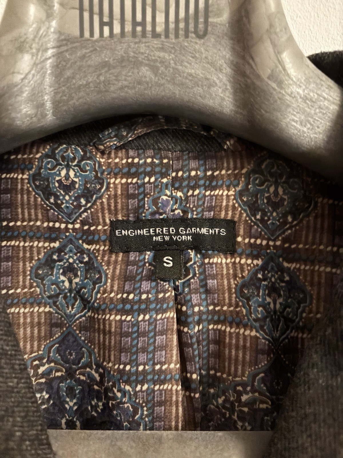 Engineered Garments Andover Jacket Grey Wool Twil… - image 3