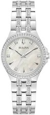 Bulova Crystal Women's Dial Stainless Steel Quartz Watch 96X161