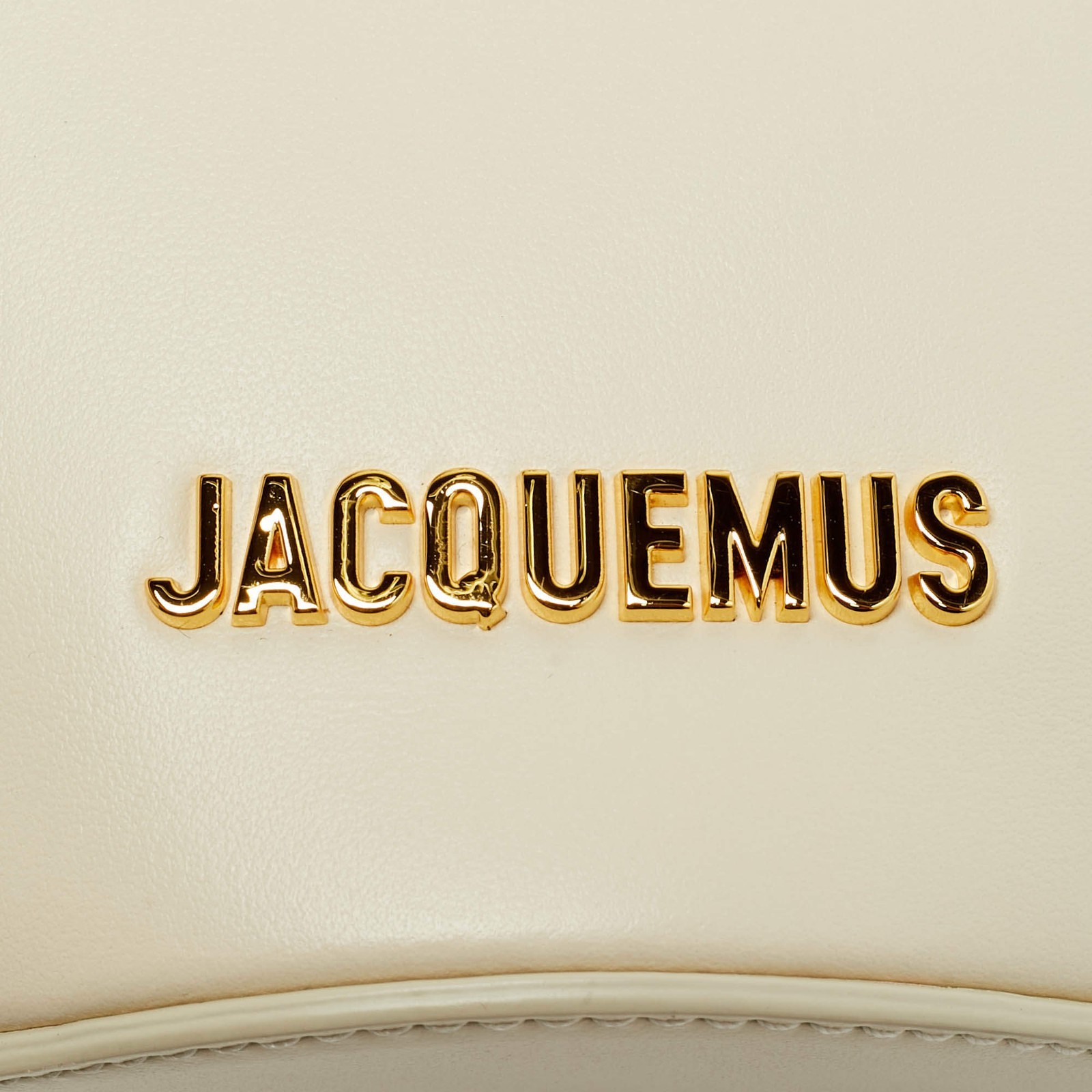 Jacquemus Bambola Le Petit Light Ivory Leather Tote image 8
