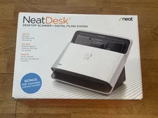 New In Box Neat Desk Desktop Scanner and Digital Filing System ND-1000