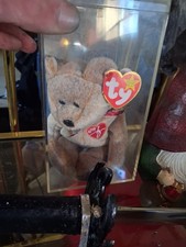 Ty Beanie Babies 1999 Bear Plush in Display Case, Ages 3 , 3-4, 4-7, 8-11 Years
