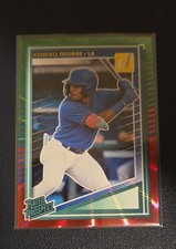 2025 Panini Donruss - Rated Prospects Kendall George #116 Green Lazer (RC)